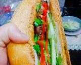 Hình bước làm 5 của món Bánh mì thịt nướng thơm ngon