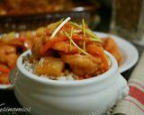 A picture of step 4 of Sweet and Sour Shrimp.