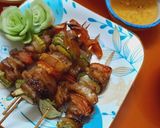 Hình bước làm 3 của món Thịt xiên nướng
