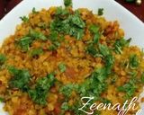 A picture of step 10 of Hyderabadi Khadi Daal.