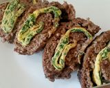 A picture of step 5 of Polpettone ripiene di frittata ai spinaci.