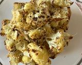 A picture of step 3 of Roasted Cauliflower with Crispy Parmesan.