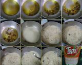 A picture of step 4 of Rava idli without curd.