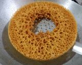 A picture of step 7 of Rajasthani ghewar.