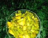 A picture of step 5 of Beans Bhujia.