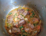 Foto del paso 4 de la receta: Jarrete de ternera con garbanzos al ras el hanout y verduras