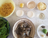 Foto del paso 1 de la receta: Pasta con camarones a la florentina