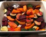 Haloumi quinoa with roasted beetroot & squash recipe step 1 photo