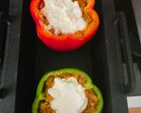 Moussaka ihlette töltött kaliforniai paprika keto, GM recept fázis 3 fotója