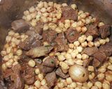 Foto del paso 21 de la receta Garbanzos lechoso con tapa de ternera y ras el hanout
