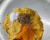 A picture of step 5 of Pumpkin flower cutlets.