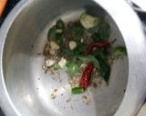 A picture of step 3 of Ridge gourd Dal.
