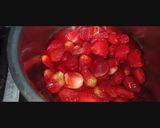 A picture of step 1 of Strawberry syrup.