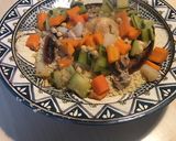 Une image de l'étape 5 de Couscous au poulet et merguez.