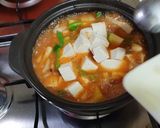 รูปขั้นตอนการทำที่ 7 ของ 된장찌개(เทวนจังจิแก) แกงเต้าเจี้ยวเกาหลี #อาหารเกาหลี