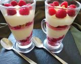Gluténmentes, tejmentes, málnás pohárkrém recept fázis 4 fotója