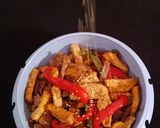 Foto langkah ke 5 dari resep Beef Teriyaki With Tofu Ala Aku.