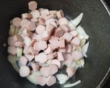 Foto langkah ke 1 dari resep Nasi Sosis Panggang Mentai.