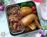 鰻魚紫米日式炊飯★罐頭鰻魚變身美味炊飯的食譜步驟4照片