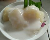 Foto langkah ke 4 dari resep Singkong rebus siram kuah santan a.k.a singkong thailand a.k.a menggale rebus siram kuah kental.