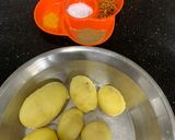 A picture of step 2 of Tawa potato cutlets.