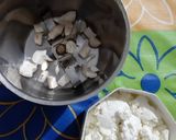A picture of step 2 of Nolen guder Sandesh/ Sandesh with date palm jaggery.
