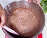 Foto langkah ke 6 dari resep BROWNIES CHEESECAKE CAKE KUKUS | Moist, Nyokelat, Nyuss.