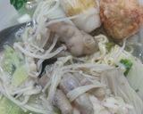 Foto langkah ke 10 dari resep Steamboat kaldu ceker.