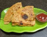 पोळी कॉर्न चीज सँडविच (Poli Corn Cheese Sandwich Recipe In Marathi) रेसिपी स्टेप 5 फोटो