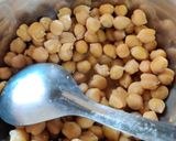 A picture of step 4 of EGGPLANT KABULI CHANA MASALA...