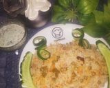 A picture of step 6 of Masala mater poulao.
