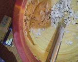 A picture of step 1 of Semolina cake:basbousa.
