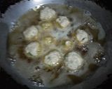 A picture of step 2 of Veg manchurian and fried rice.
