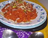 A picture of step 4 of Carrot Halwa.