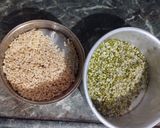 A picture of step 1 of Green gram and Black gram dosa.
