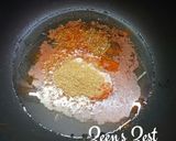 A picture of step 3 of Lahori Chikkad/Chikkar Chole.