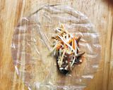 A picture of step 3 of Bún Chả Giò (Vietnamese Spring Rolls with Vermicelli).