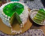 ग्रीन वैल्वेट केक (green velvet cake recipe in Hindi) रेसिपी चरण 8 फोटो