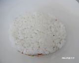 Halloween萬聖節-南瓜蛋糕飯飯的食譜步驟4照片