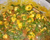 A picture of step 10 of Ekpang nkwukwo.