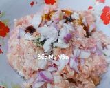 Hình bước làm 1 của món Thịt băm rang sả