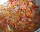 A picture of step 2 of Misal sprouted dal chana.