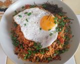 Une image de l'étape 10 de Riz frit au Kimchi.