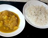 A picture of step 6 of Malaysian Chicken Curry.