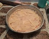 Foto del paso 7 de la receta: Tarta de jamón y queso con papas fritas, huevos