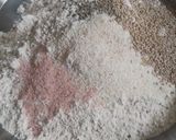 A picture of step 3 of Palak Puri.