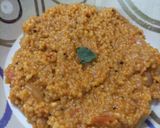 A picture of step 7 of Masala daliya.