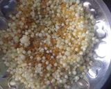 A picture of step 2 of Moong Dhall kheer.