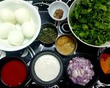 A picture of step 1 of Palak Egg Malai.