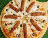 A picture of step 7 of Chicken Kabab Pizza 🍕🍕.